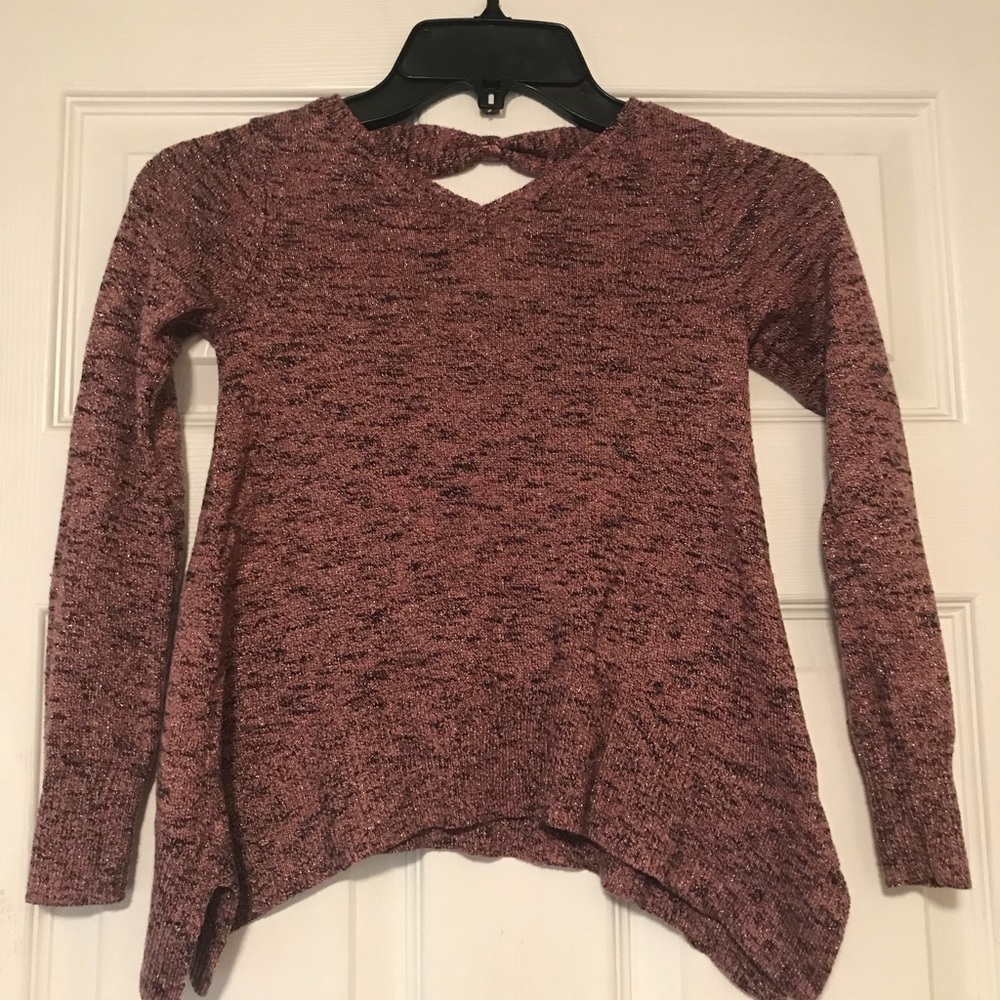 Pink and black heather shirt
